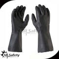 SRSAFETY Noir Gants de néoprène industriels / gants de travail chimique